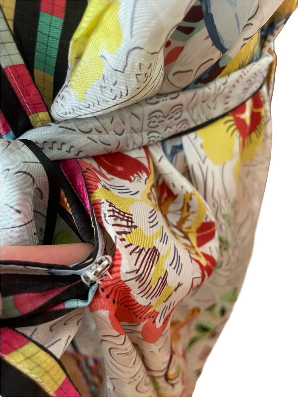JOHNNY WAS EDITH MAXI DRESS SILK BUTTERFLIES - Picture 4 of 12